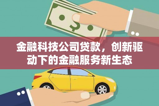 索县金融科技公司贷款，创新驱动下的金融服务新生态