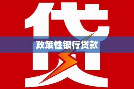 新蔡政策性银行贷款