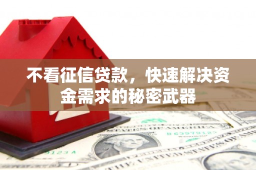 里港不看征信贷款，快速解决资金需求的秘密武器
