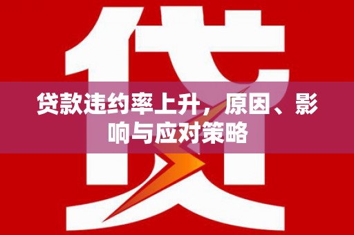 上街贷款违约率上升，原因、影响与应对策略