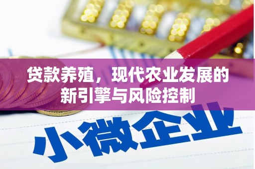 长安贷款养殖，现代农业发展的新引擎与风险控制