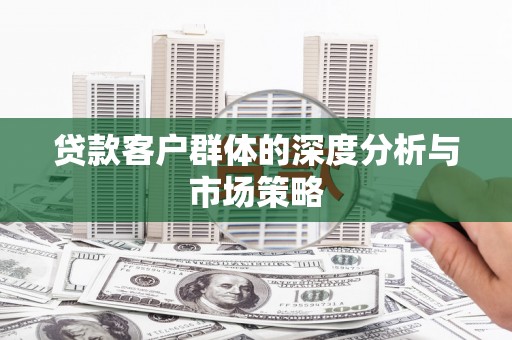 惠民贷款客户群体的深度分析与市场策略