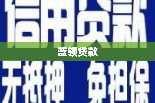 武川蓝领贷款