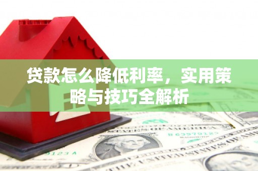 平舆贷款怎么降低利率，实用策略与技巧全解析