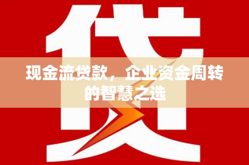 东凤现金流贷款，企业资金周转的智慧之选