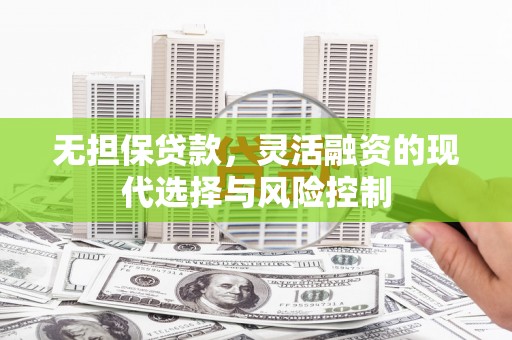 九台无担保贷款，灵活融资的现代选择与风险控制