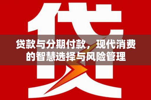 竹山贷款与分期付款，现代消费的智慧选择与风险管理