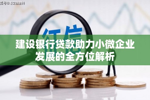 太子河建设银行贷款助力小微企业发展的全方位解析