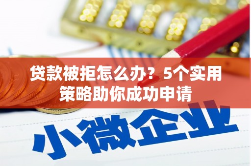 蓬溪贷款被拒怎么办？5个实用策略助你成功申请