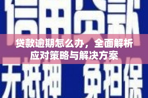 宝塔贷款逾期怎么办，全面解析应对策略与解决方案