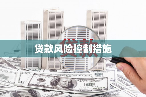 江宁贷款风险控制措施